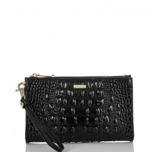 Black Women's Brahmin Daisy Clutch Bags | 2038GPRHW