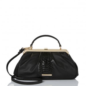 Black Women's Brahmin Emmett Crossbody Bags | 5638XMHDF