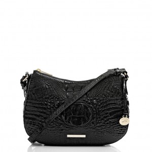 Black Women's Brahmin Shayna Crossbody Bags | 4879KWVFT