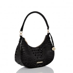 Black Women's Brahmin Small Bekka Shoulder Bags | 4016SVTMR