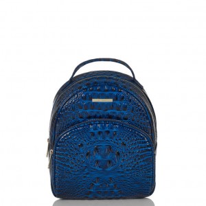 Blue Women's Brahmin Chelcy Backpacks | 3912KHDMI