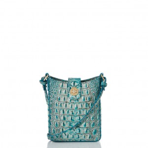 Blue Women's Brahmin Marley Crossbody Bags | 5314QRKXF