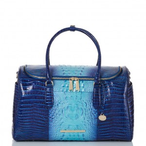 Blue Women's Brahmin Talulla Travel Bags | 7468BMUQS