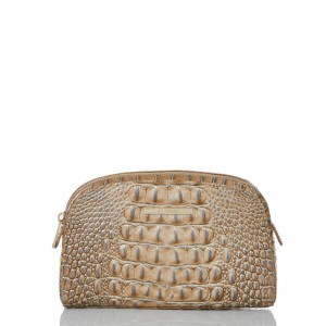 Gold Women's Brahmin Dany Travel Bags | 7423MYWHK