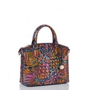 Multicolor Women's Brahmin Duxbury Satchel Bags | 9451YQZBH