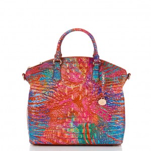 Multicolor Women's Brahmin Large Duxbury Satchel Bags | 8719FRAKE