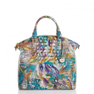 Multicolor Women's Brahmin Large Duxbury Satchel Bags | 2605KOYTC