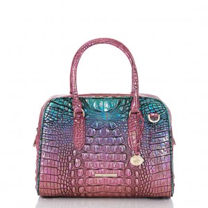 Multicolor Women's Brahmin Marissa Satchel Bags | 7098FTQRU