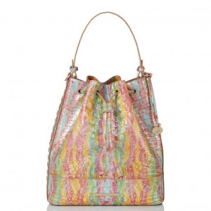 Multicolor Women's Brahmin Marlowe Bucket Bags | 1875PLCTA