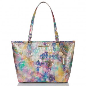 Multicolor Women's Brahmin Medium Asher Tote Bags | 4983BKLVT