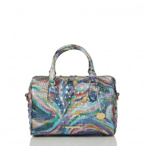 Multicolor Women's Brahmin Stacy Satchel Bags | 6024NWUGT