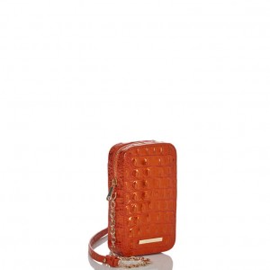 Orange Women's Brahmin Cassia Crossbody Bags | 4731CFGRL