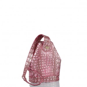 Pink Women's Brahmin Allie Bucket Bags | 4361QZLVY