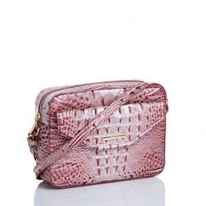 Pink Women's Brahmin Shea Crossbody Bags | 5749TGBEQ