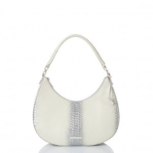 White Women's Brahmin Bekka Shoulder Bags | 5231EMXQB