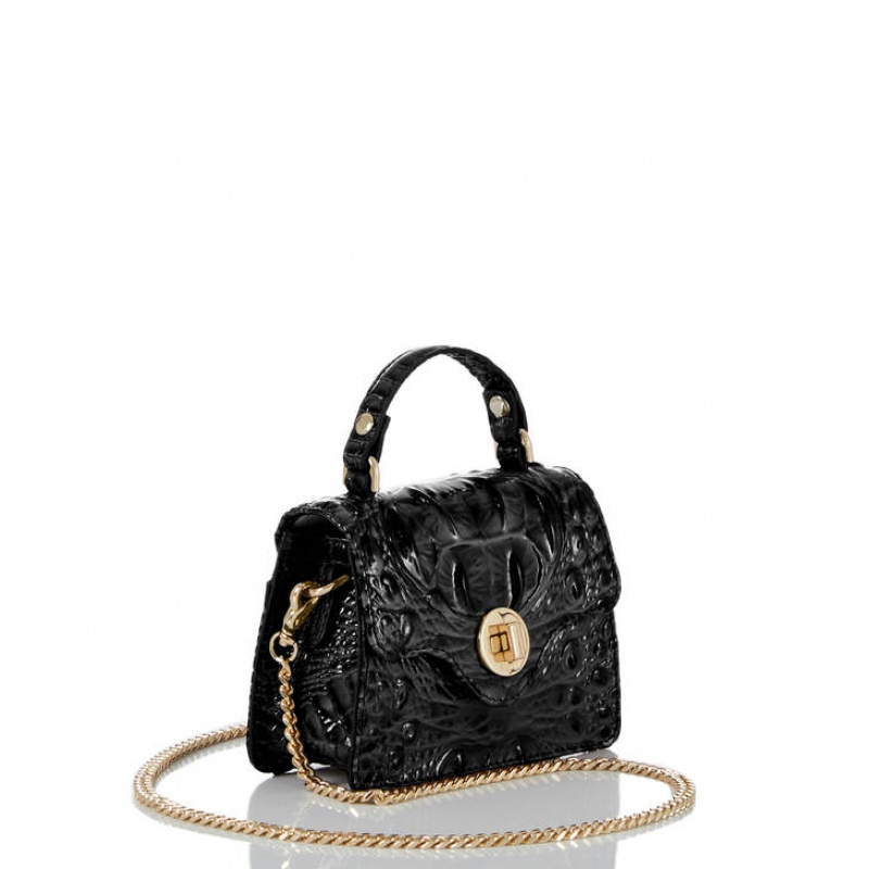 Black Women\'s Brahmin Arietta Crossbody Bags | 5962OSHJL