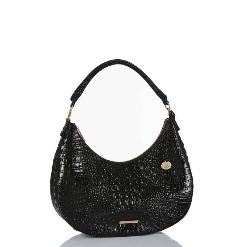 Black Women's Brahmin Bekka Shoulder Bags | 7201XZIHA