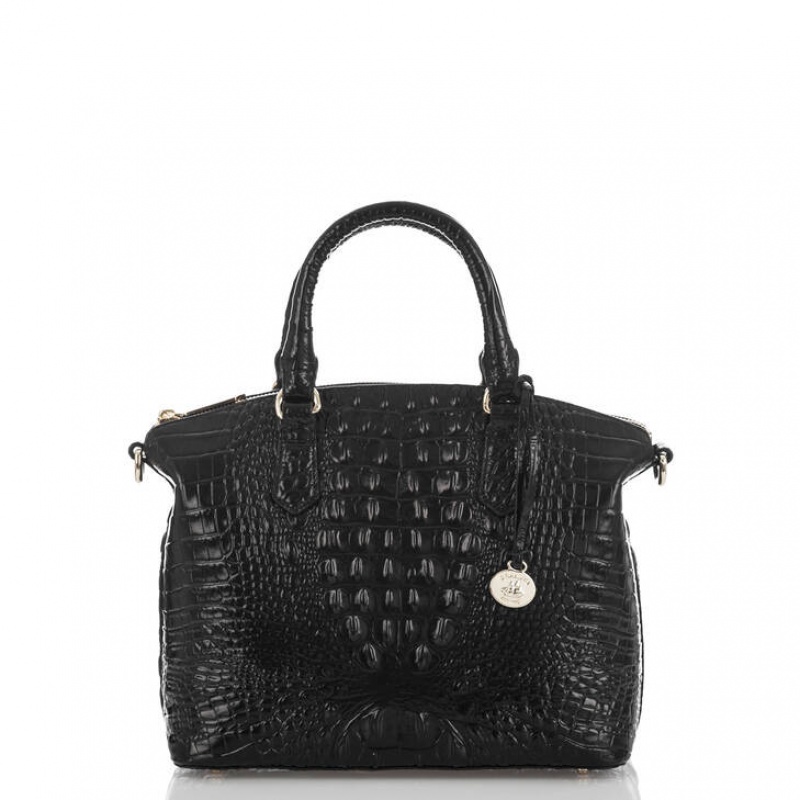 Black Women\'s Brahmin Duxbury Satchel Bags | 8543PFCLY