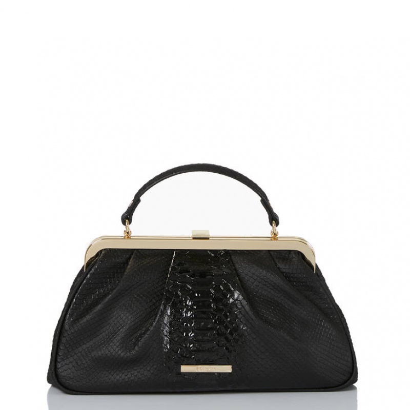 Black Women's Brahmin Emmett Crossbody Bags | 5638XMHDF