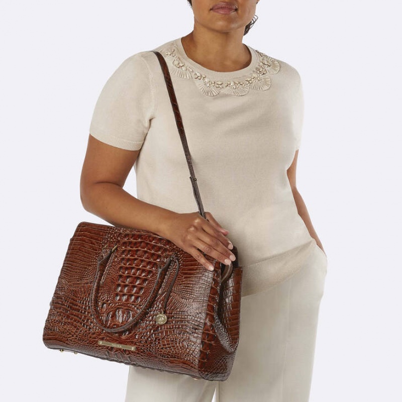 Black Women's Brahmin Finley Carryall Travel Bags | 1609DFPLK