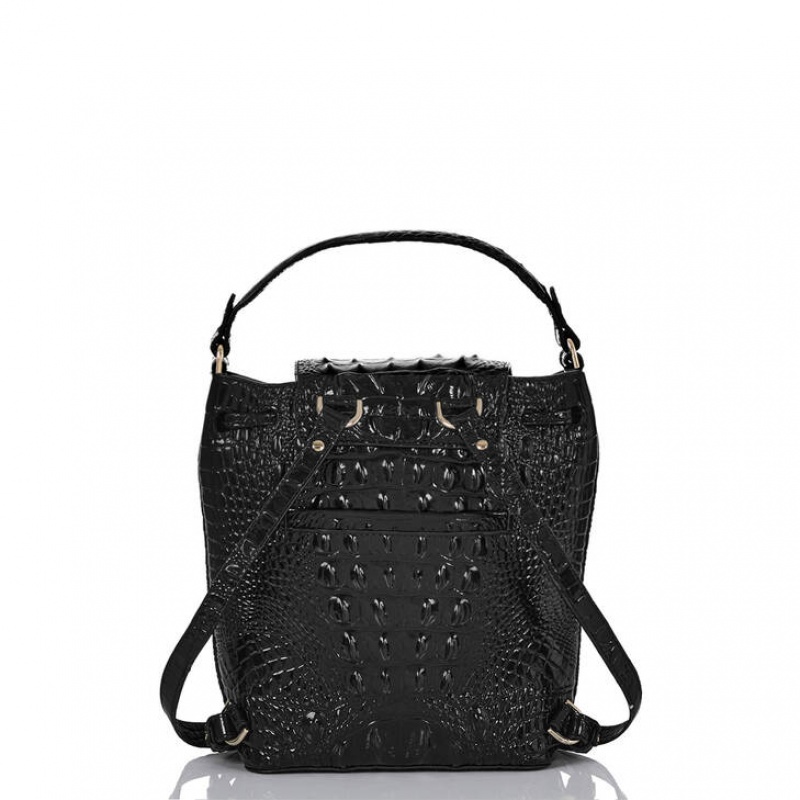 Black Women's Brahmin Kendall Backpacks | 7201VUJNF