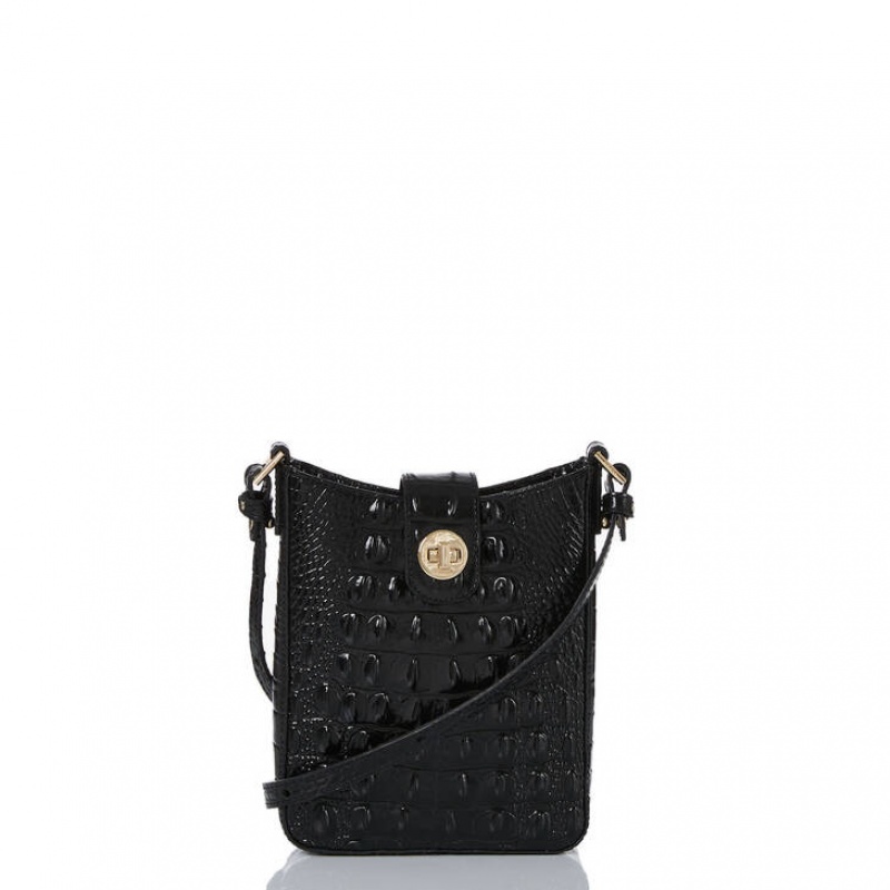 Black Women\'s Brahmin Marley Crossbody Bags | 5243VHCTF