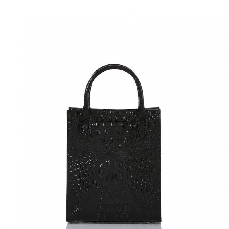 Black Women's Brahmin Moira Tote Bags | 0352WIVGL