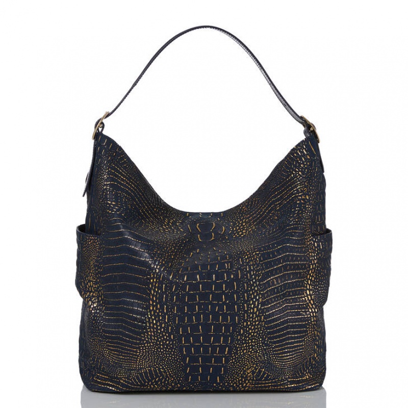 Black Women's Brahmin Parin Bucket Bags | 5286ZLWOK