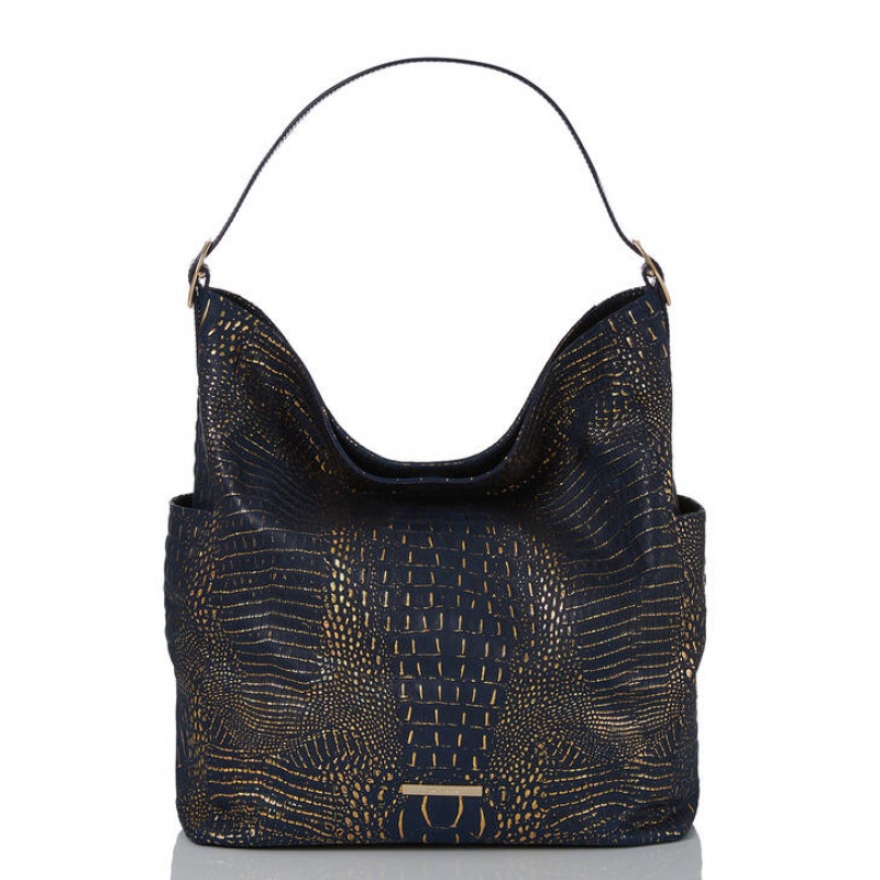 Black Women\'s Brahmin Parin Bucket Bags | 5286ZLWOK