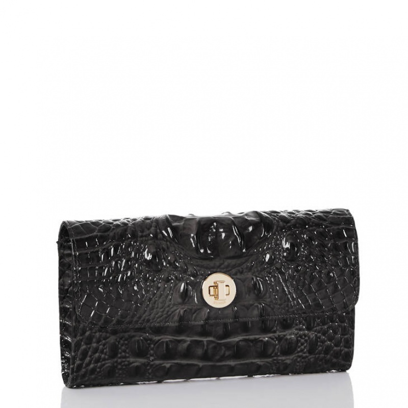 Black Women's Brahmin Polina Crossbody Bags | 9803KFVRI