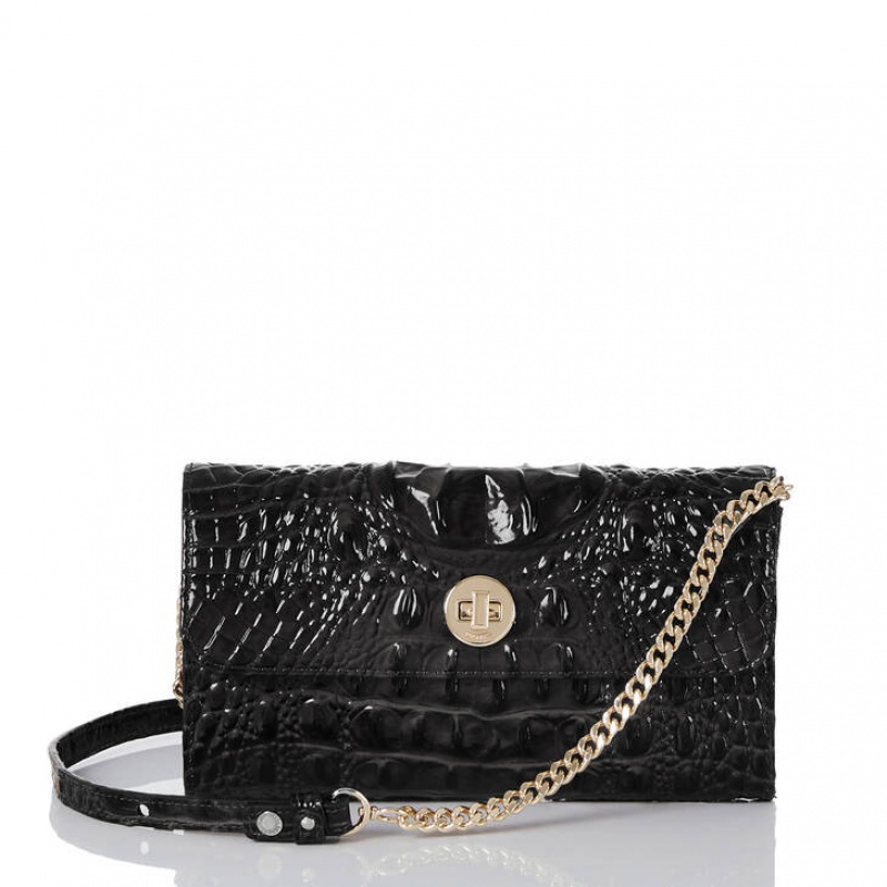 Black Women\'s Brahmin Polina Crossbody Bags | 9803KFVRI