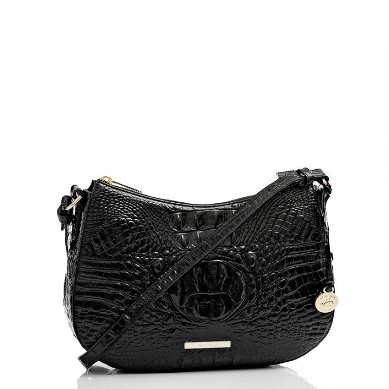 Black Women's Brahmin Shayna Crossbody Bags | 4879KWVFT