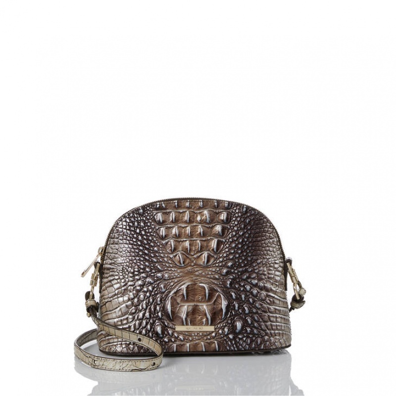 Black Women\'s Brahmin Small Georgina Crossbody Bags | 5718NALJI