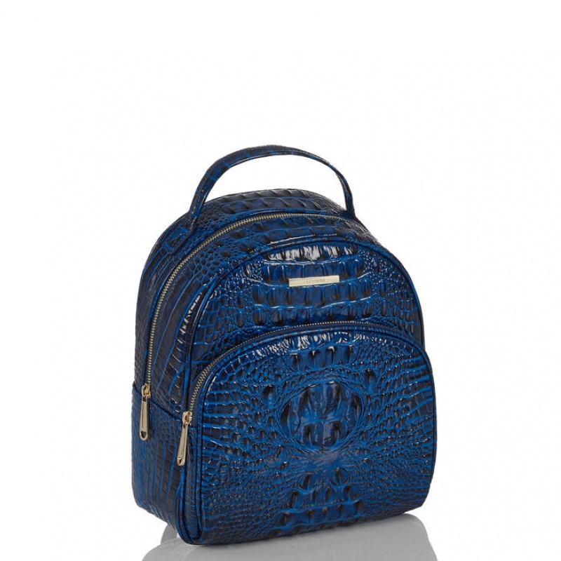 Blue Women's Brahmin Chelcy Backpacks | 3912KHDMI