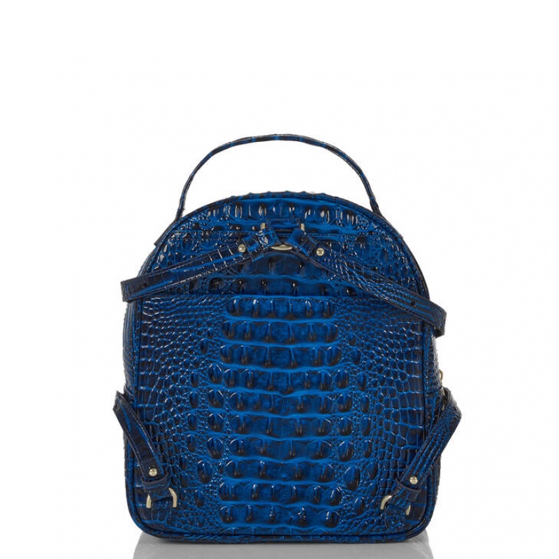 Blue Women's Brahmin Chelcy Backpacks | 3912KHDMI