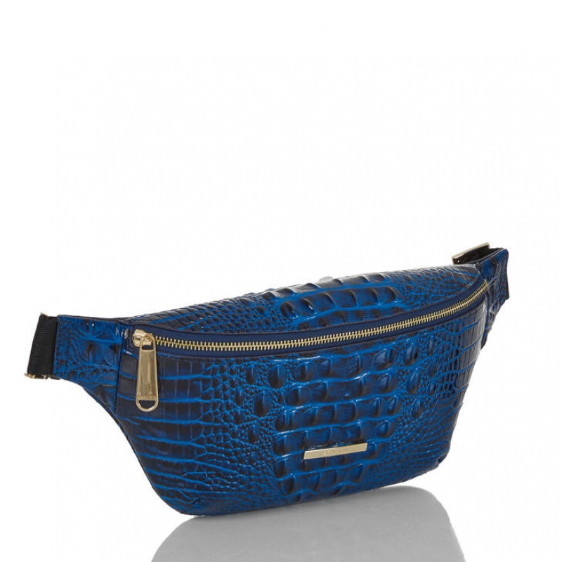 Blue Women's Brahmin Harker Travel Bags | 2975CDLBX