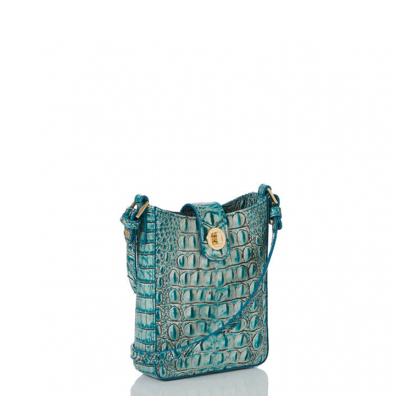 Blue Women's Brahmin Marley Crossbody Bags | 5314QRKXF