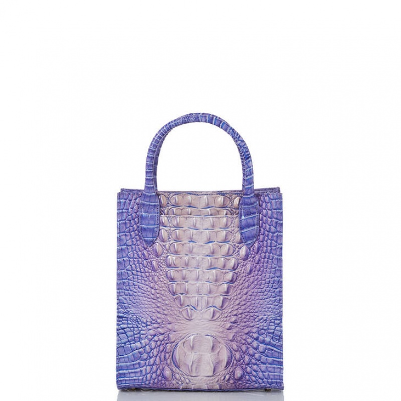 Blue Women's Brahmin Moira Tote Bags | 0274FTJYU