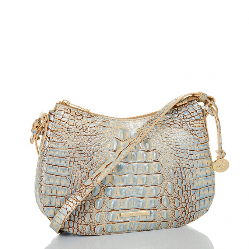 Blue Women's Brahmin Shayna Crossbody Bags | 9405YBVZL