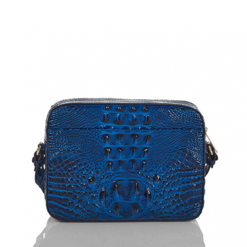 Blue Women's Brahmin Shea Crossbody Bags | 0567ZCYMP