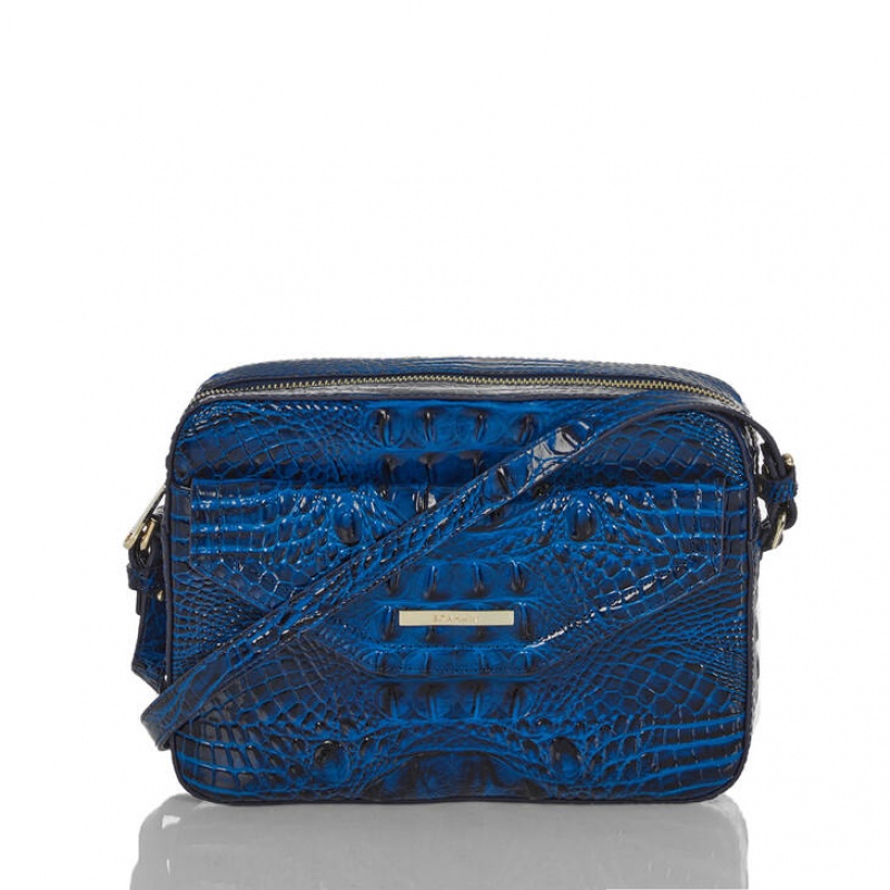 Blue Women\'s Brahmin Shea Crossbody Bags | 0567ZCYMP