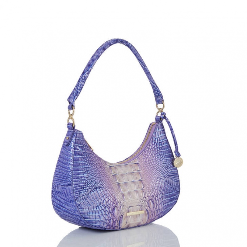 Blue Women\'s Brahmin Small Bekka Shoulder Bags | 5028PJSEF