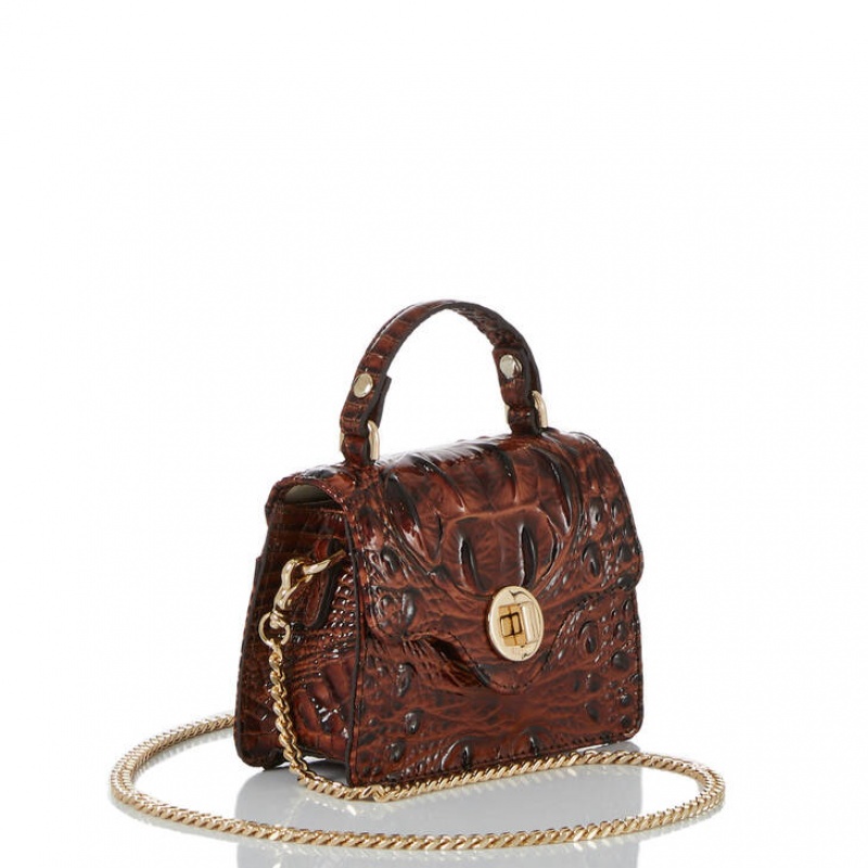 Brown Women\'s Brahmin Arietta Crossbody Bags | 6237AVZWH