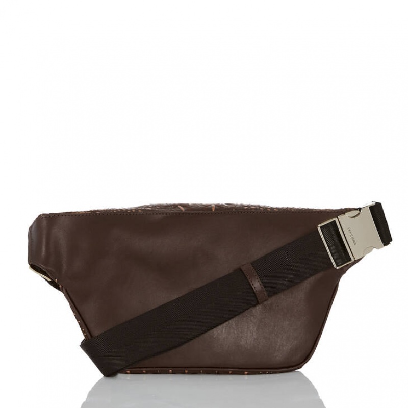 Brown Women's Brahmin Harker Crossbody Bags | 8143XGUWR