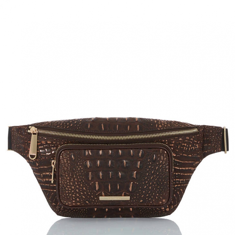 Brown Women\'s Brahmin Harker Crossbody Bags | 8143XGUWR