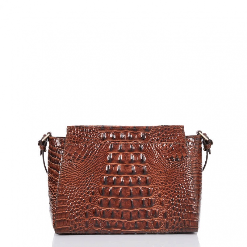 Brown Women's Brahmin Hillary Crossbody Bags | 0836FJKGI