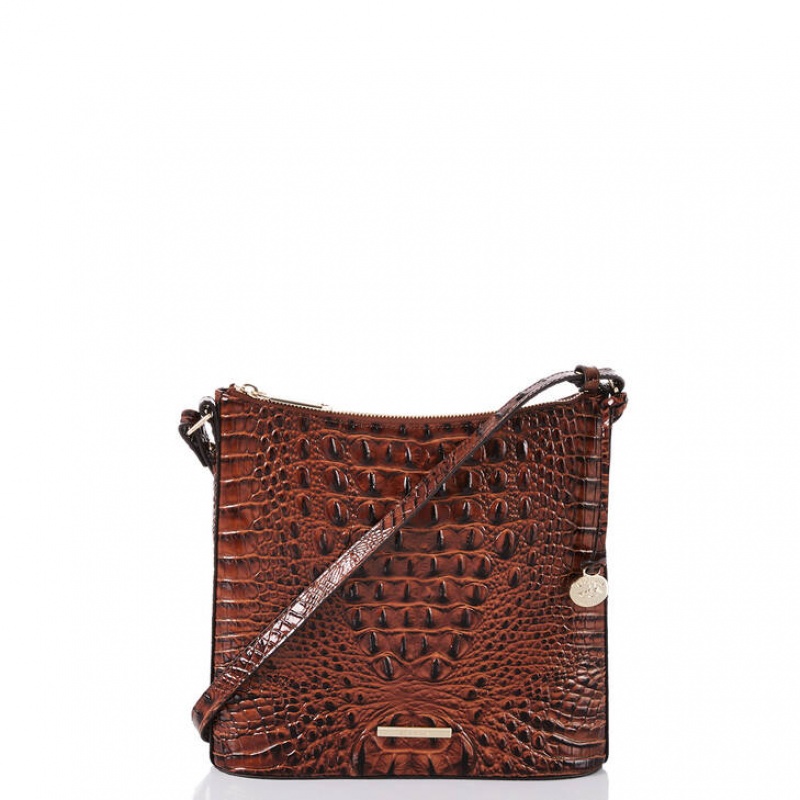 Brown Women\'s Brahmin Katie Crossbody Bags | 5612XTGUM