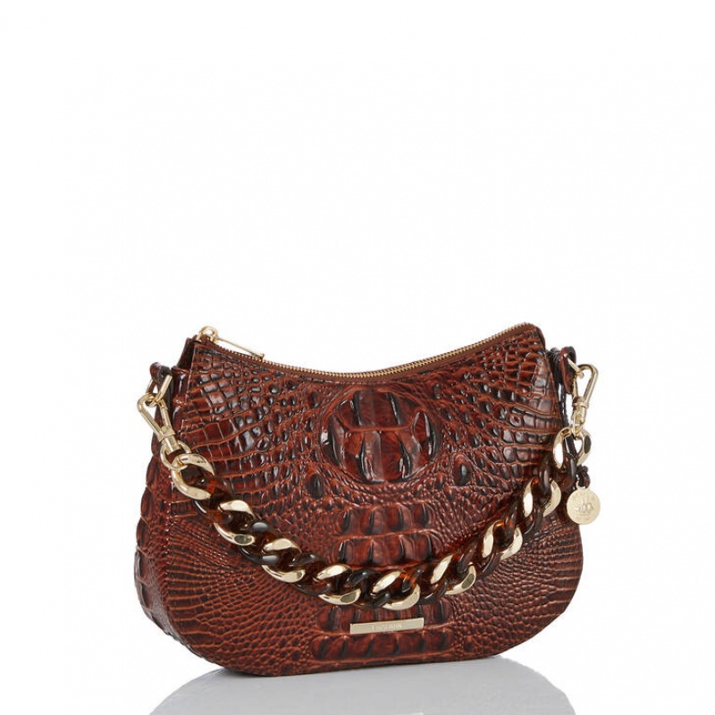 Brown Women's Brahmin Mod Shayna Crossbody Bags | 6102VJHAY