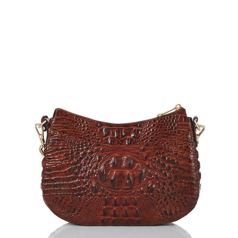 Brown Women's Brahmin Mod Shayna Crossbody Bags | 6102VJHAY