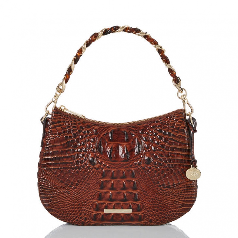 Brown Women's Brahmin Mod Shayna Crossbody Bags | 6102VJHAY